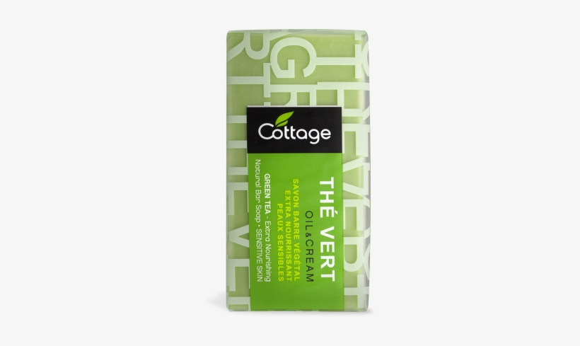 Cottage Natural Bar Soap Green Tea, transparent png