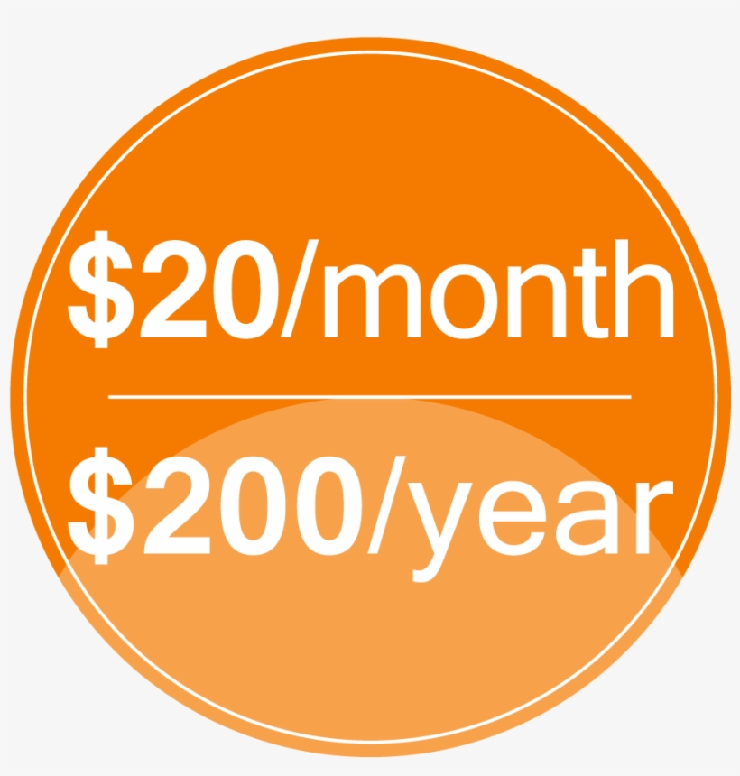 $20 / Month Membership - Good Night All My Friends Messages, transparent png