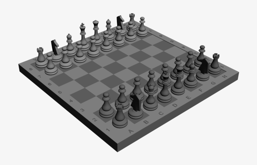 Chess Board Max Model - Chess, transparent png
