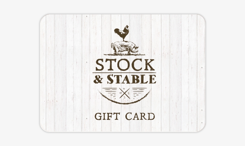 Stock And Stable Gift Card 600 F - Stock & Stable, transparent png