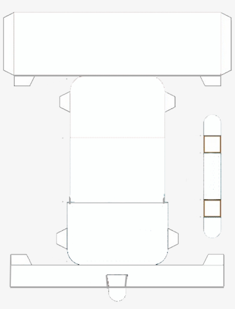 Porque O Molde Já Montado, Cabe Em Uma Única Folha - Molde Maletinha De Papel, transparent png