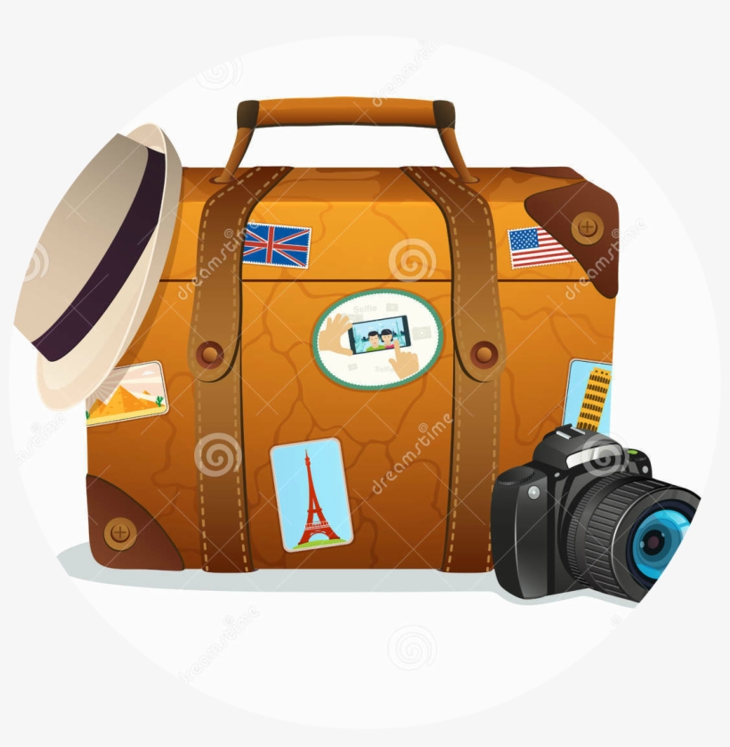 Vintage Suitcase Icon, transparent png