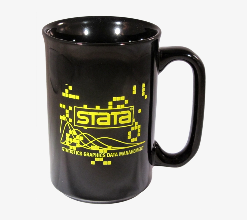 Black Mug With Yellow Imprint - Yellow, transparent png
