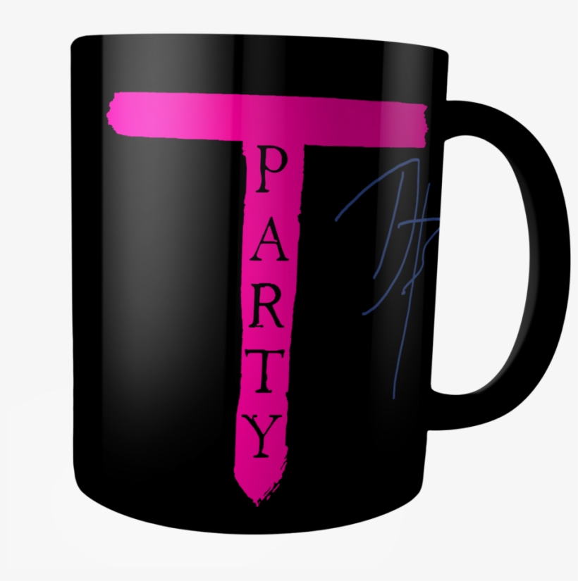 't Party' Black Mug - Mug, transparent png