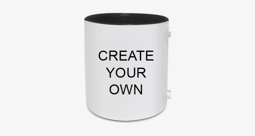 Awesome Create Your Own Inside Black Mug With Black - Invitation Card For Kitty Party, transparent png