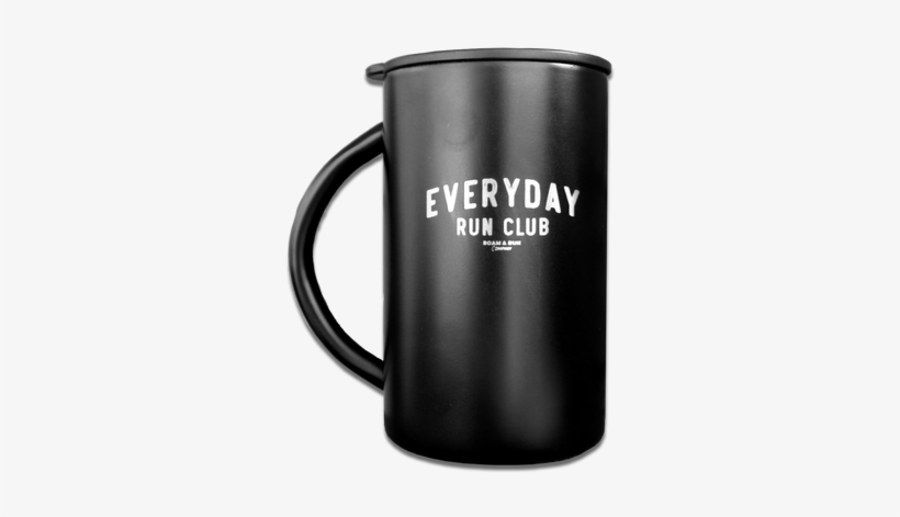 Everyday Black Mug W/ Lid - Mug, transparent png