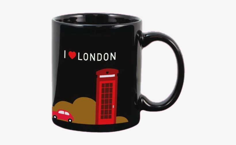 Black Mug Printed - Promotional Creative Mug - Cobalt, transparent png