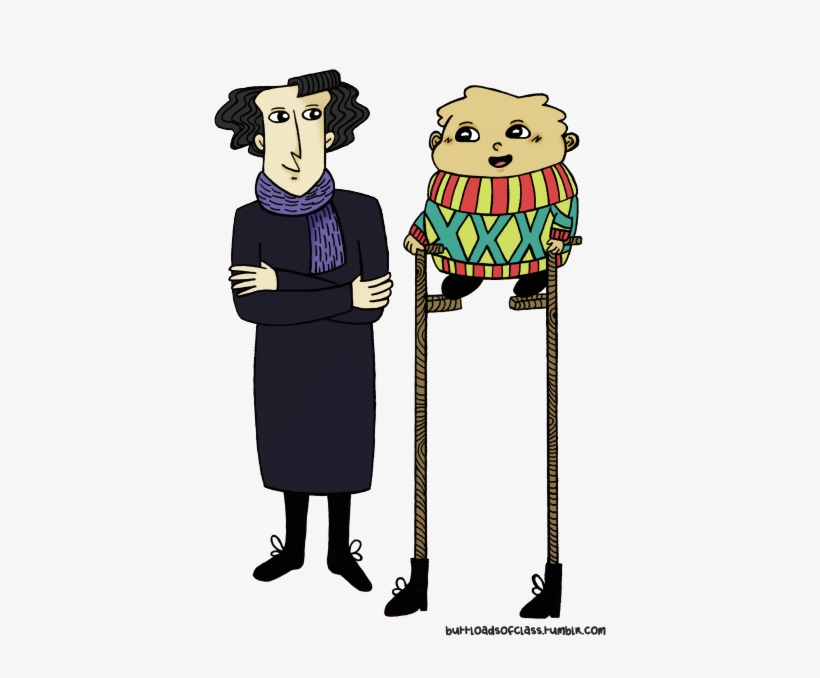 Potato John & Sherlock For \ / I Love Her Drawings - Cartoon, transparent png