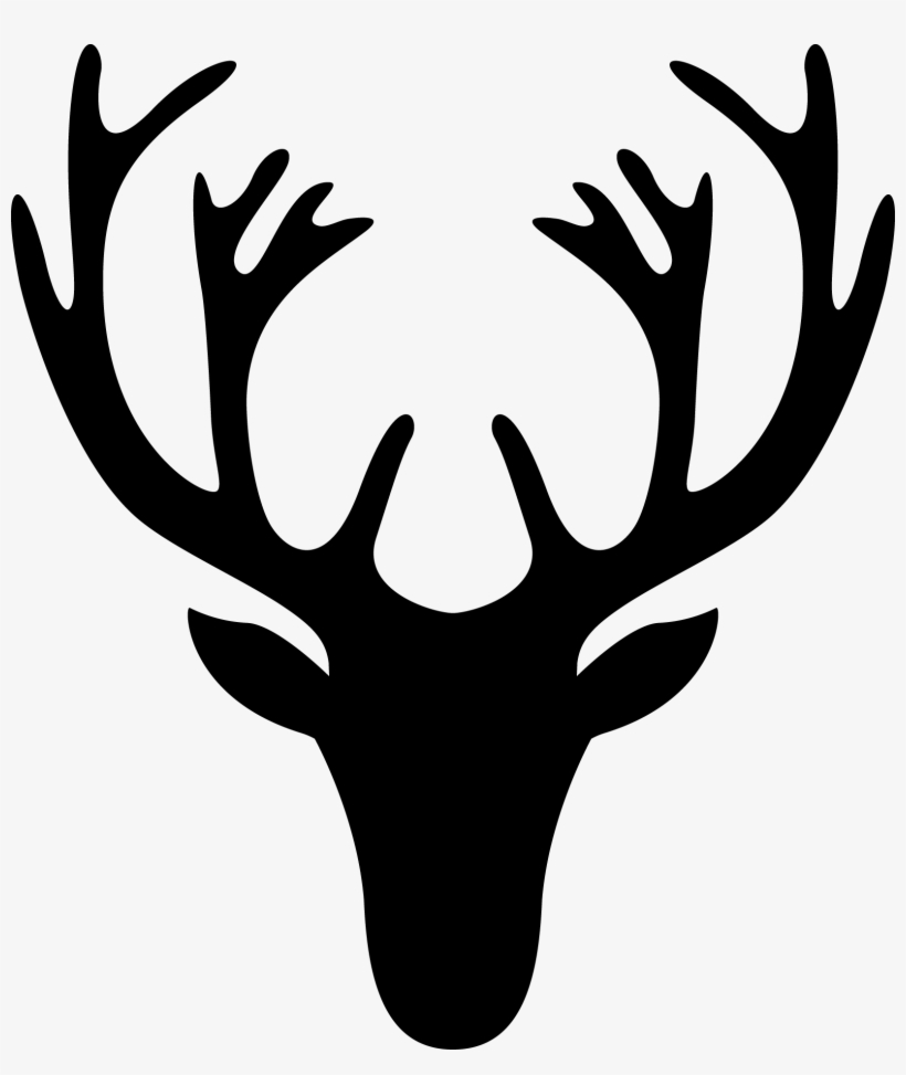 En Este Link Y En Este Otro - Deer Head Deer Silhouette, transparent png