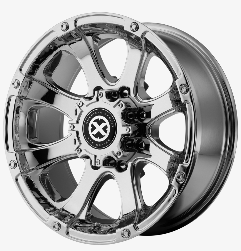 Atx Series Wheels Ax188 Ledge Chrome - Black Toyota Tundra With Chrome Rim, transparent png