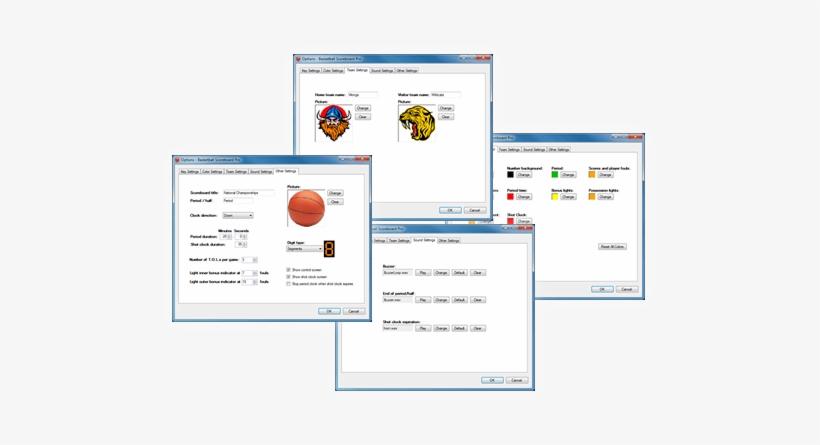 All Pc Scoreboards Basketball Scoreboards Feature Customizable - Basketball Scoreboard Password, transparent png