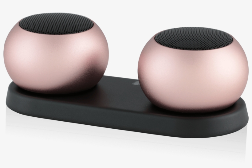 Rose Gold Heavy Metal Stereo Set - Wireless Speaker, transparent png