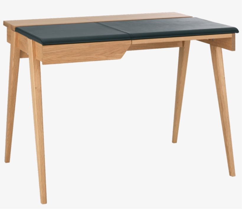 Habitat Beckett Escritorio Pequeño De Roble Y Piel - Beckett Habitat, transparent png