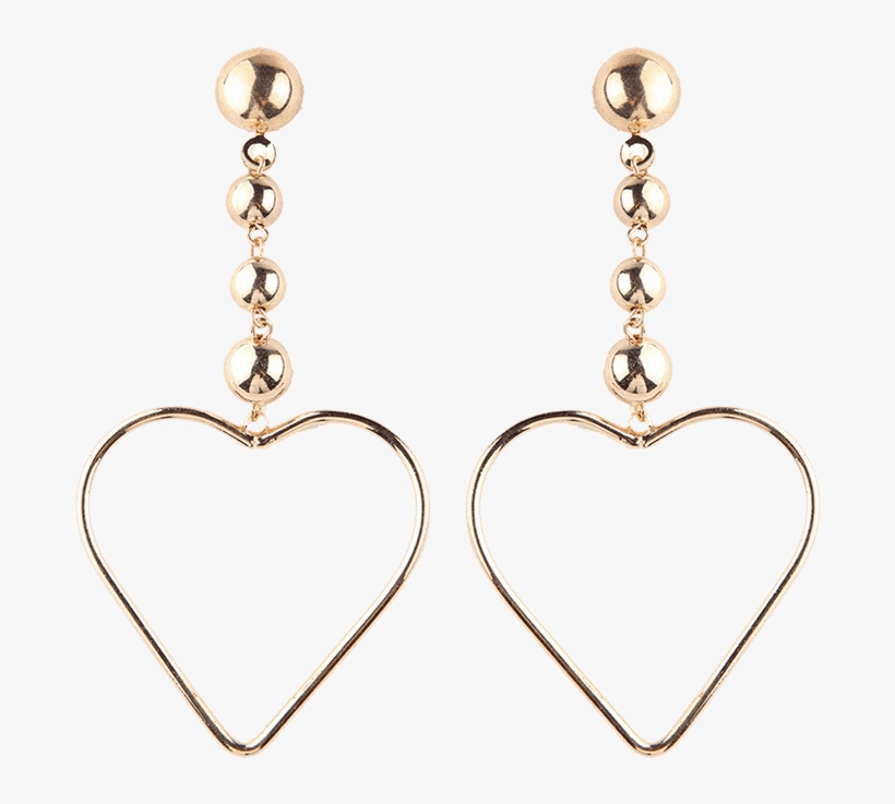 Buy - Twinkledeals Cheap Women Earring Hollow Out Heart Drop, transparent png