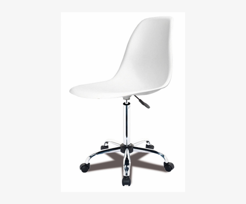 Silla De Escritorio Y Oficina Elevable Con Base Cromada - Sillas De Escritorios Png, transparent png