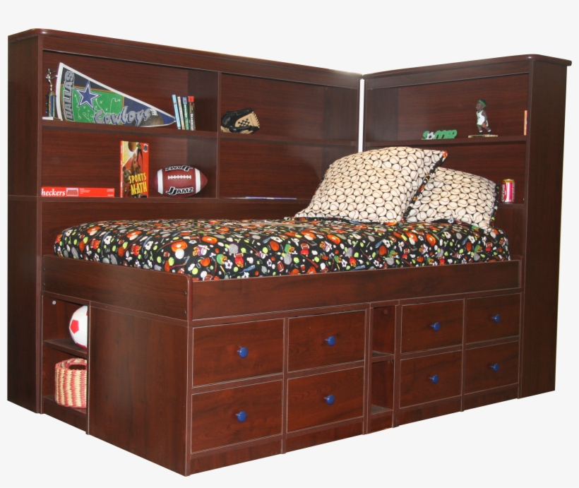 Black Wooden Bookshelf Headboard On Black Wooden Bed Captains Bed With Bookcase Headboard