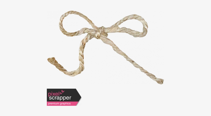 Independence - Jute Bow - Digital Scrapbooking, transparent png