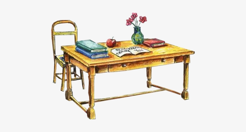 Publicado En 482 × 359 - Teachers Table, transparent png