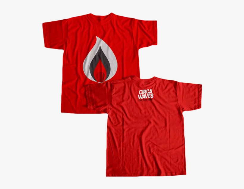 Red Flame Tee - Ac/dc - 600x600 PNG Download - PNGkit
