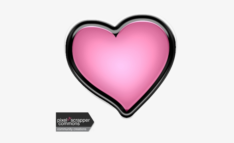 Winter Puffy Sticker Light Pink Heart - Transparent Light Pink Hearts, transparent png