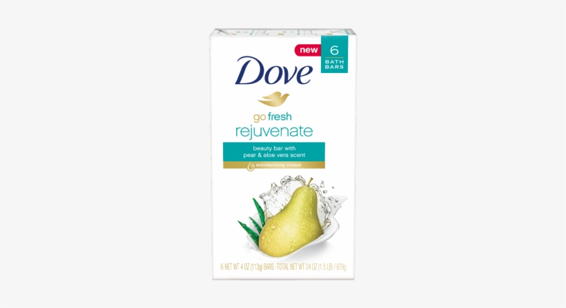 Dove Go Fresh Rejuvenate Beauty Bar - Dove Sensitive Bar Soap, transparent png