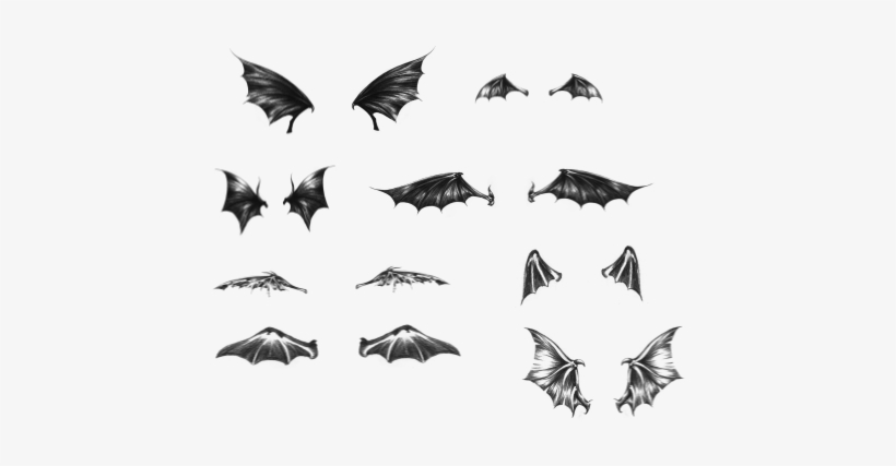 Alas Oscuras - Tatouage Aile De Demon, transparent png