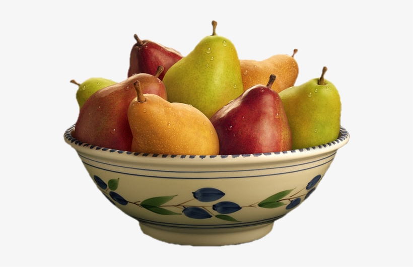 Pears In A Bowl, transparent png