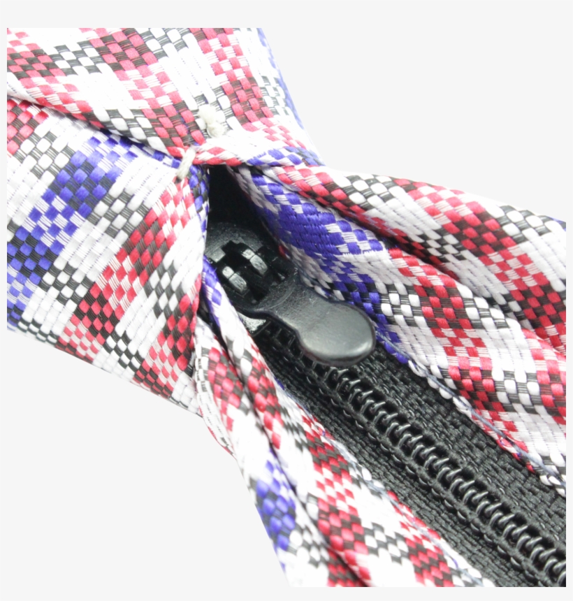 Red, White, And Blue Gingham Patterned Kids Zipper - Blue, transparent png