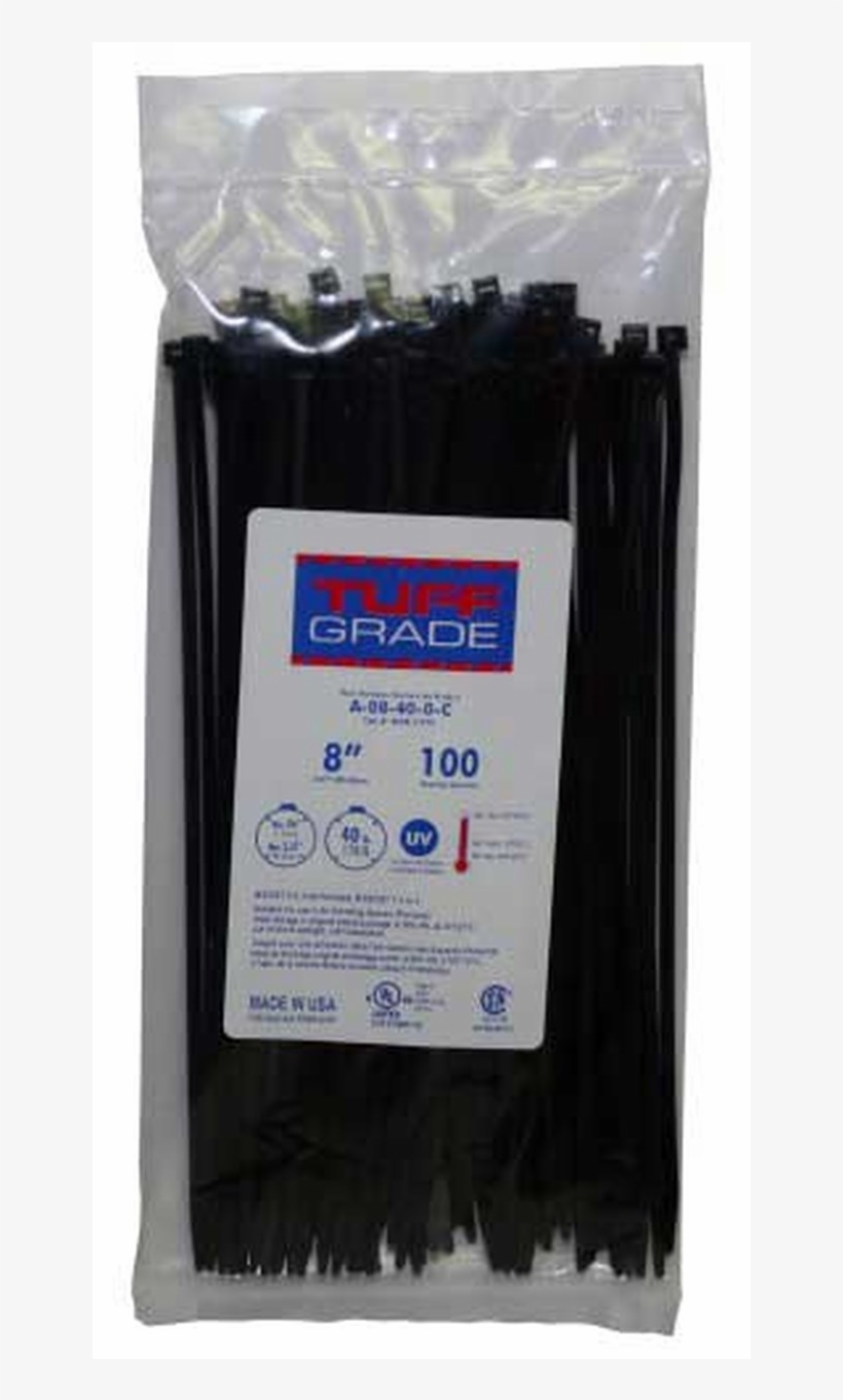 Cable Ties - 50 - Uv Black - 175 Lb - A 24 - Celsius, transparent png