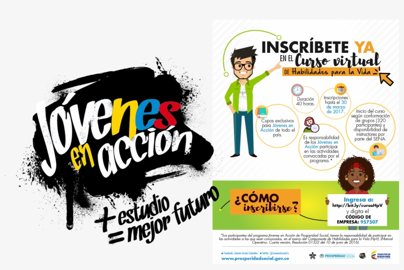 Unipaz Informa A Los Estudiantes Beneficiarios Del - Jovenes En Accion Pasto 2018, transparent png