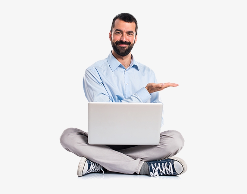 El Programa De Financiamiento Está Dirigido A Jóvenes - Man With Laptop, transparent png