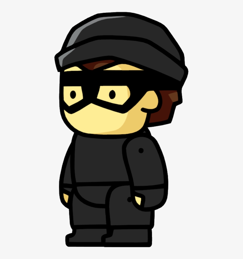Cat Burglar - Thief Scribblenauts Png, transparent png