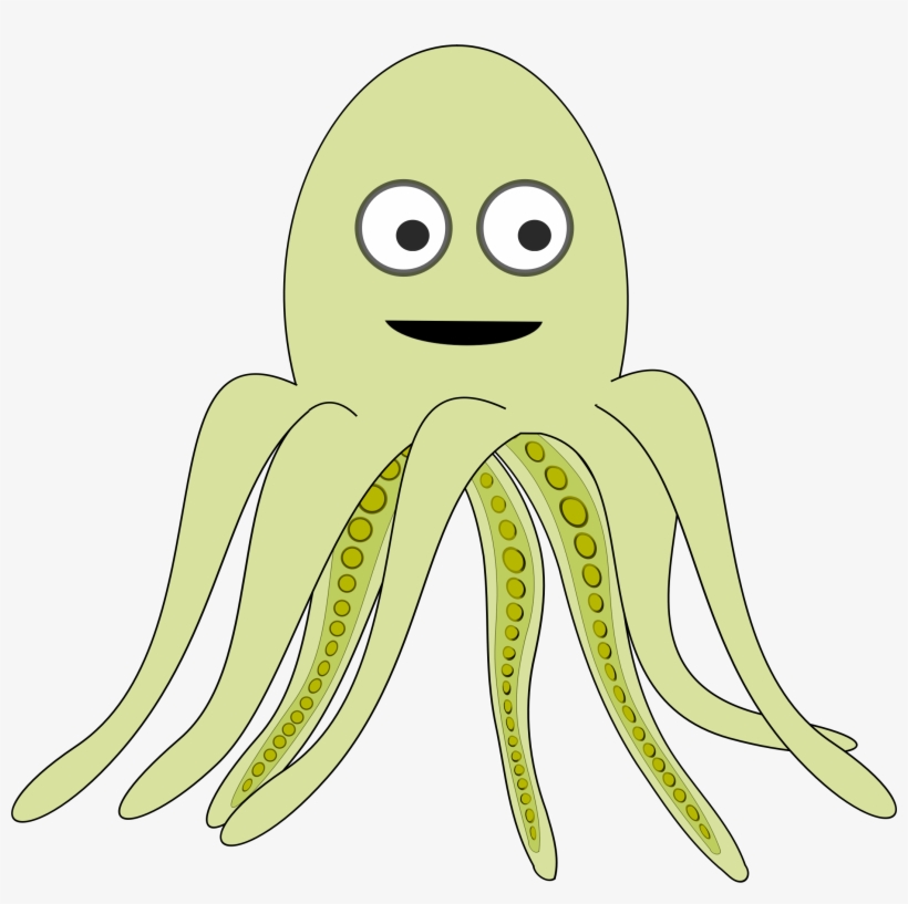 Big Image - รูป ปลาหมึก การ์ตูน, transparent png
