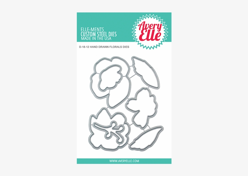 Avery Elle Clear Stamp Set 2x3-viking, transparent png