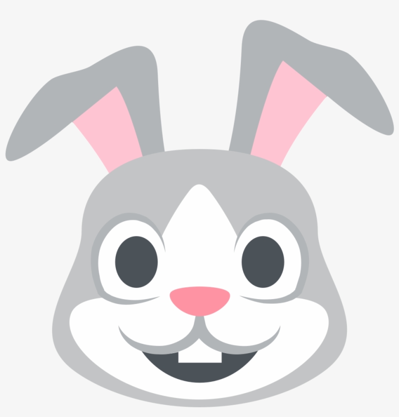 File - Emojione 1f430 - Svg - Rabbit Sticker, transparent png