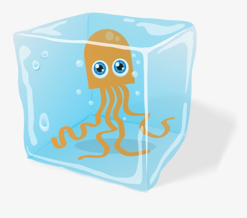 Character Design / Frozen Octopus - Frozen Octopus Cartoon, transparent png