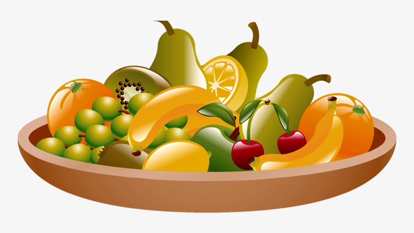 Bowl Of Fruits Clipart, transparent png