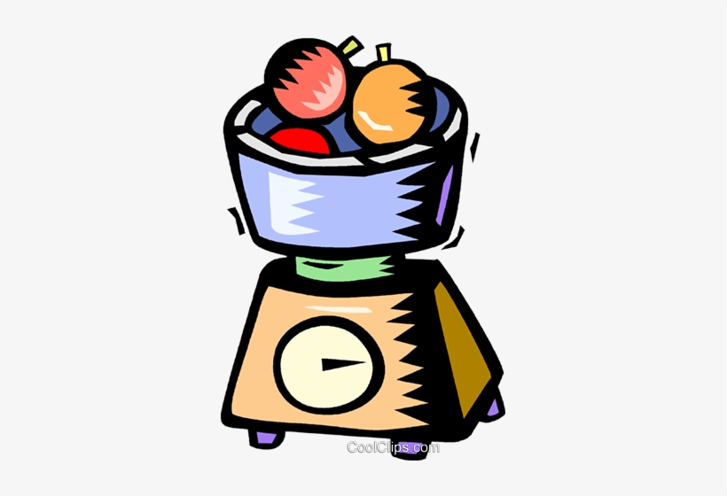 Bowl Of Fruit On A Kitchen Scale Royalty Free Vector, transparent png
