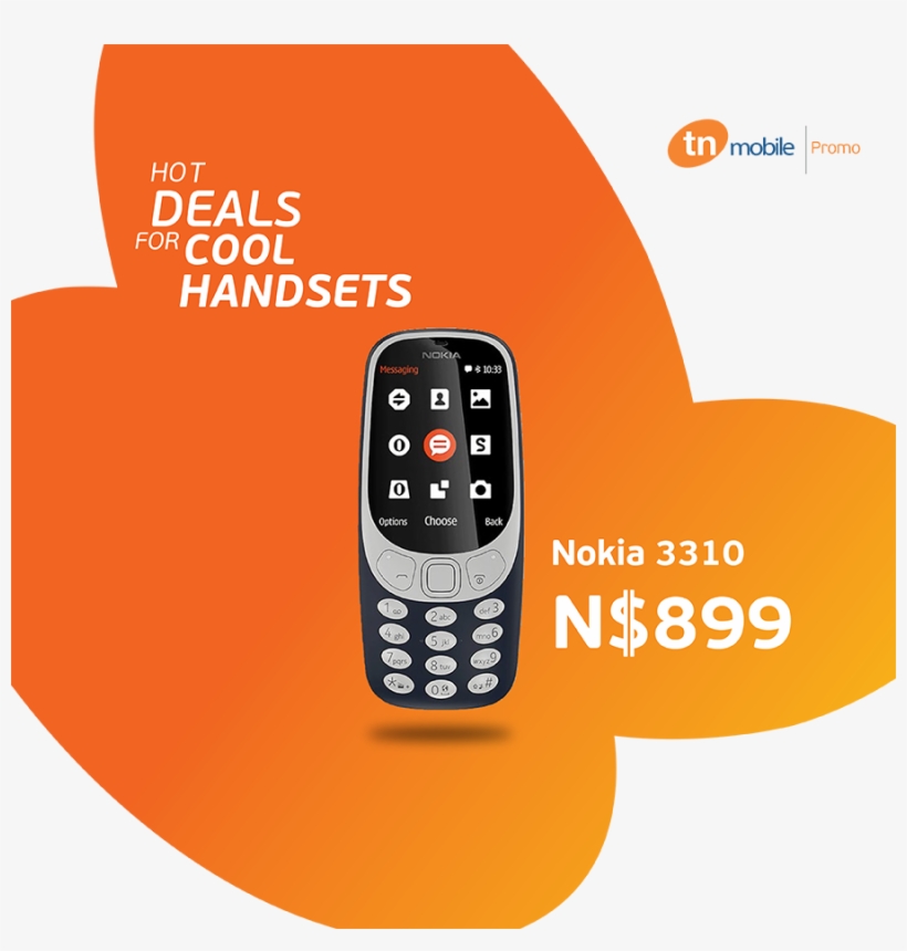 Hot Deals For Cool Handsets - Nokia 3310 3g - Blue, transparent png