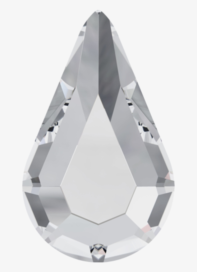 Swarovski Crystals Swarovski 2300 8mm Pearshape Flatback, transparent png