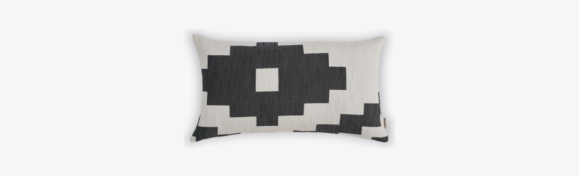 Ikat Rectangular Cushion Black - New Works Ikat Cushion Sort (lille), transparent png