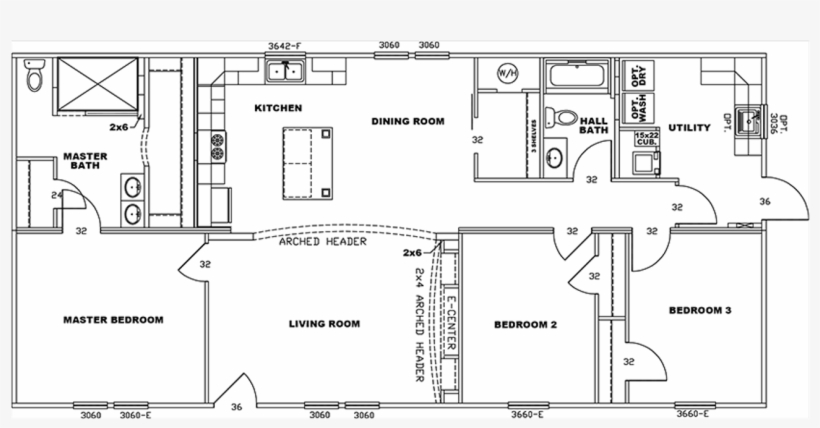 Woodbridge Ii Lil Woody Floor Plan - Floor Plan, transparent png
