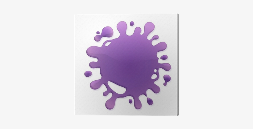 Purple Blotch Isolated On White Background - Manchas De Pintura Marron, transparent png