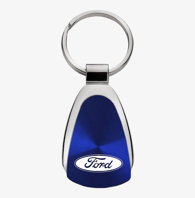 Au-tomotive Gold Ford Blue Teardrop Key Fob - Autogold Kcb.bnk Blue Blank Chrome Teardrop Key Chain, transparent png
