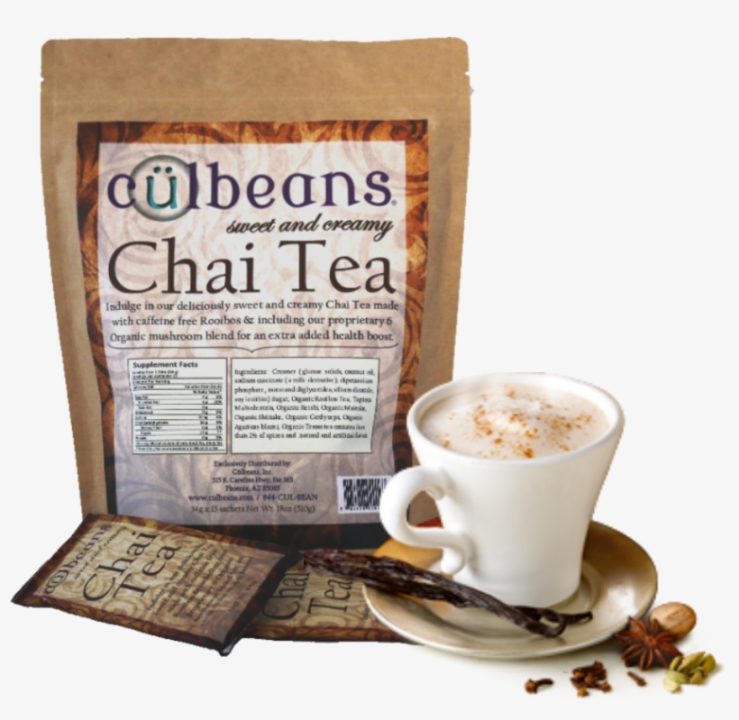 Chai Cup Small - Sweet And Creamy Chai-tea With 6 Organic Mushroom Blend, transparent png