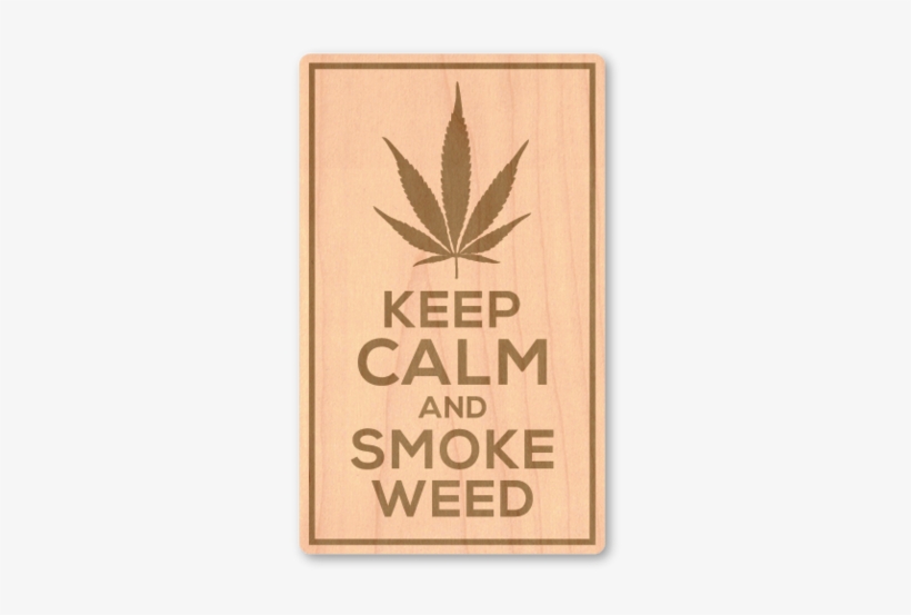 Maple Wood Sticker - Keep Calm, transparent png