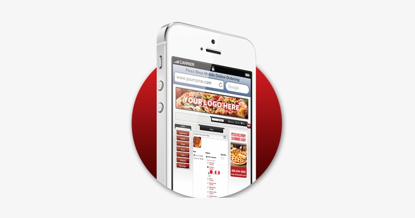 Restaurant Menu Card Png Online Restaurant Ordering - Restaurant Menu Phone Png, transparent png