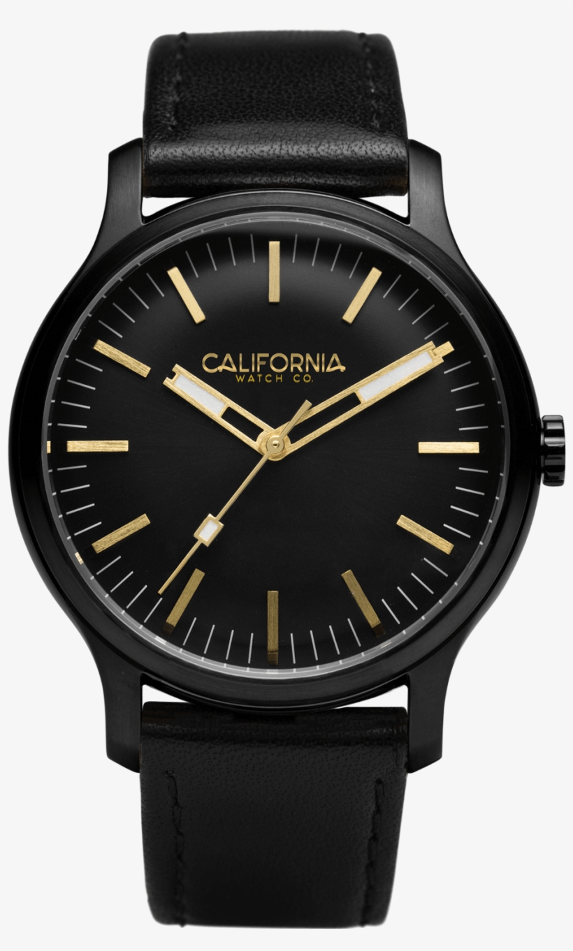 Laguna 40 Leather All Black Gold - Timex Watches, transparent png