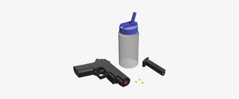 Bebe Toy Gun1 - Airsoft Gun, transparent png