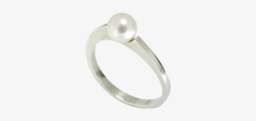 Black Or White Pearl Ring <br/>sterling Silver - Pearl, transparent png